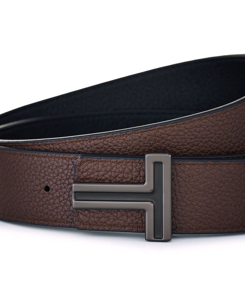 TUMI BELTS 鎏金T扣雙面皮帶 35mm  hi-res | TUMI