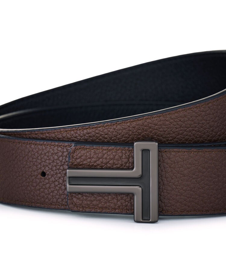 TUMI BELTS 鎏金T扣雙面皮帶 35mm  hi-res | TUMI