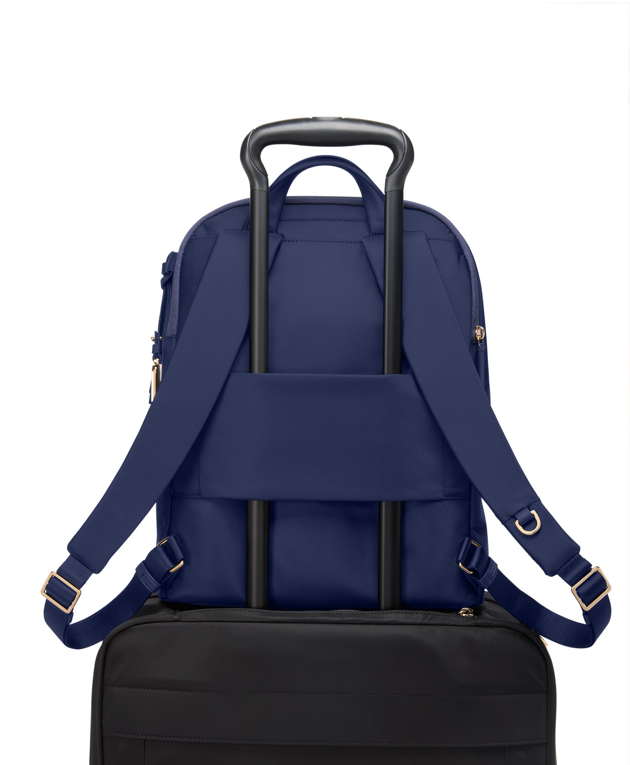 Voyageur Halsey Backpack in Indigo/Light Gold | TUMI HK