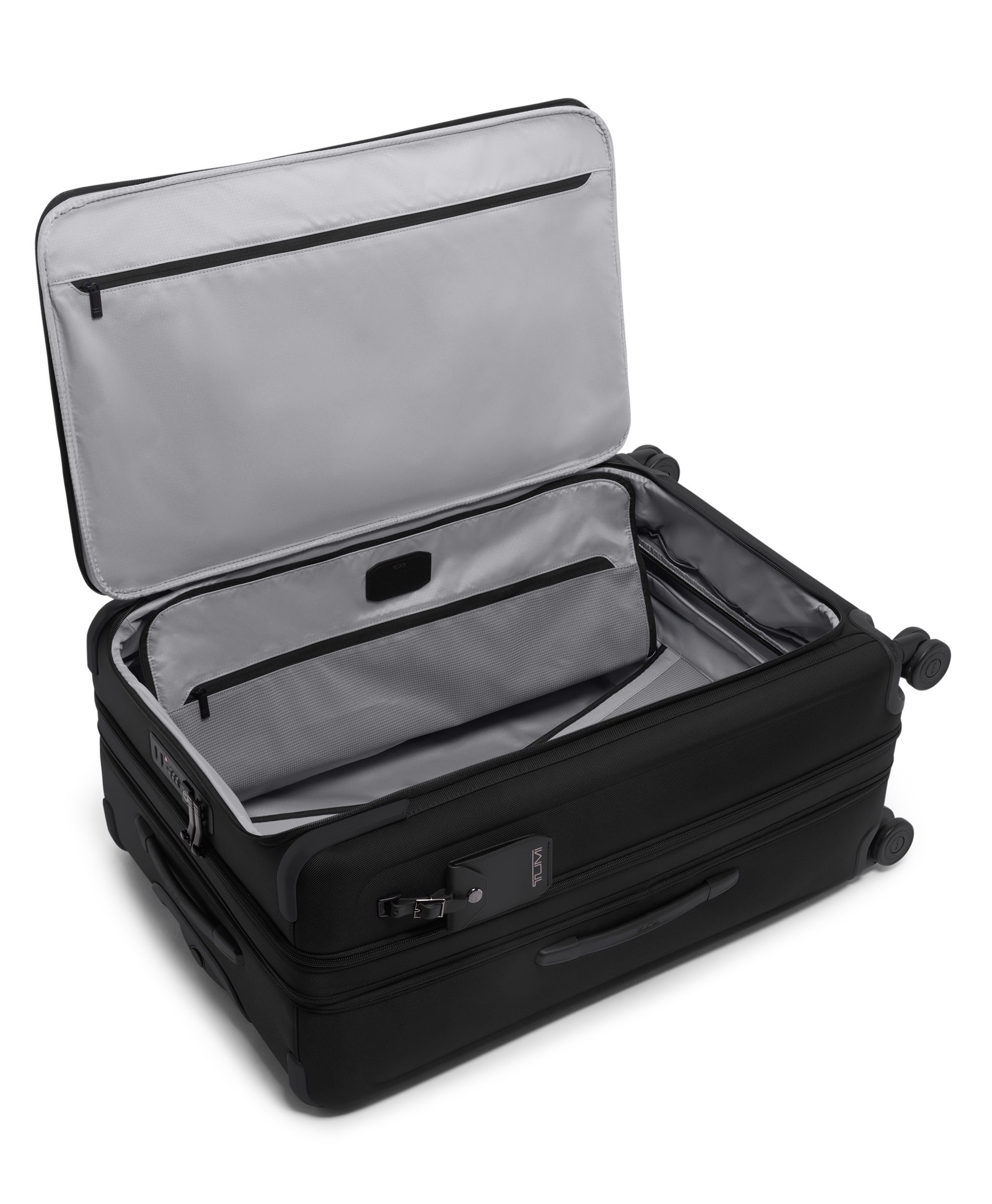 TUMI ALPHA Large Dual Access Expandable Checked in BLACK | TUMI HK