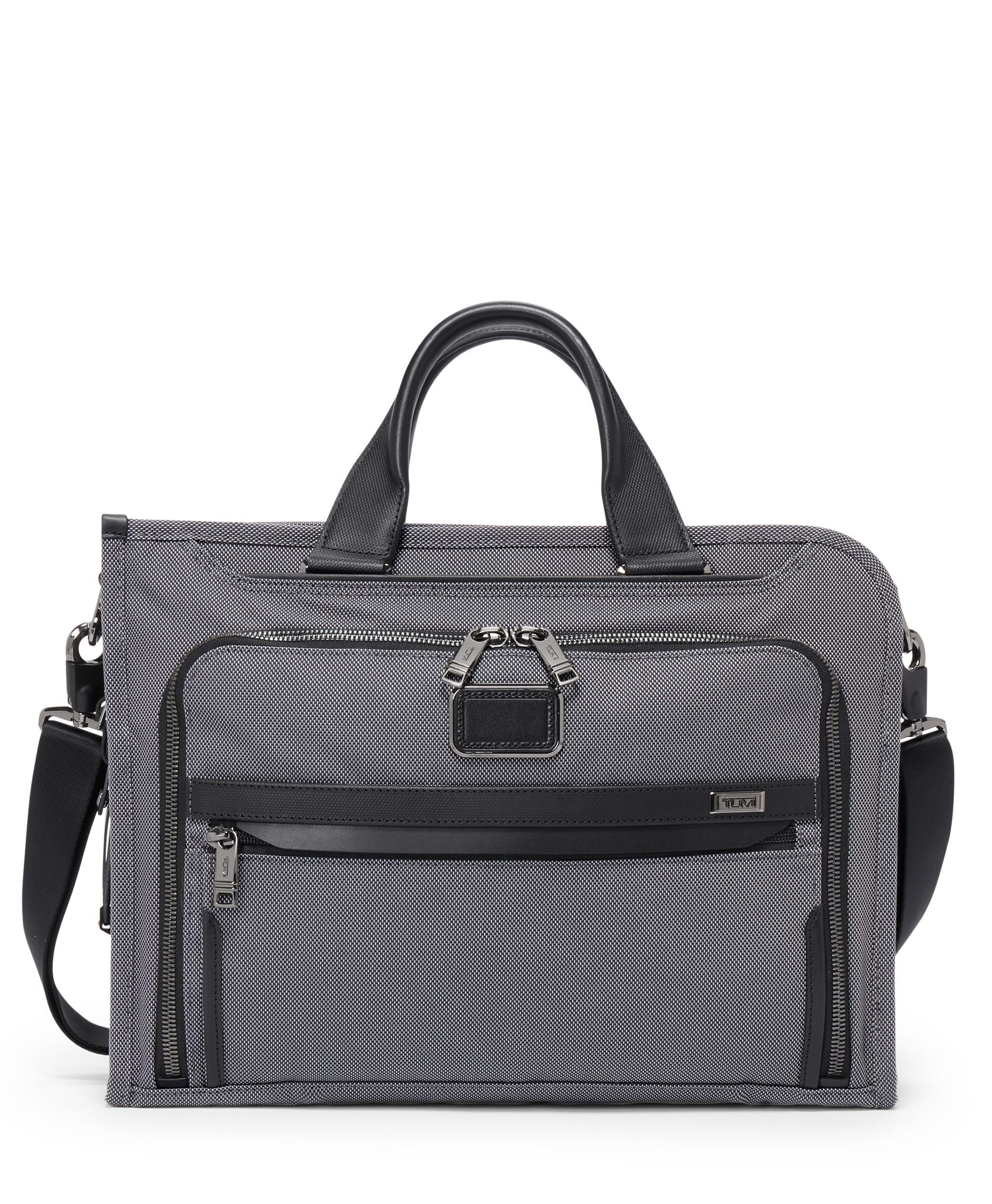 Alpha X Slim Deluxe Portfolio in Meteor Grey TUMI HK